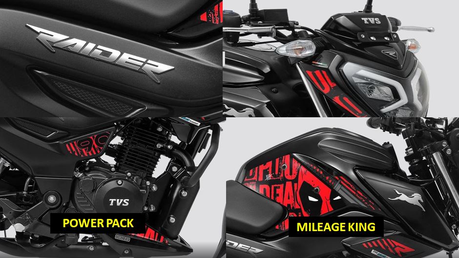 TVS raider all features